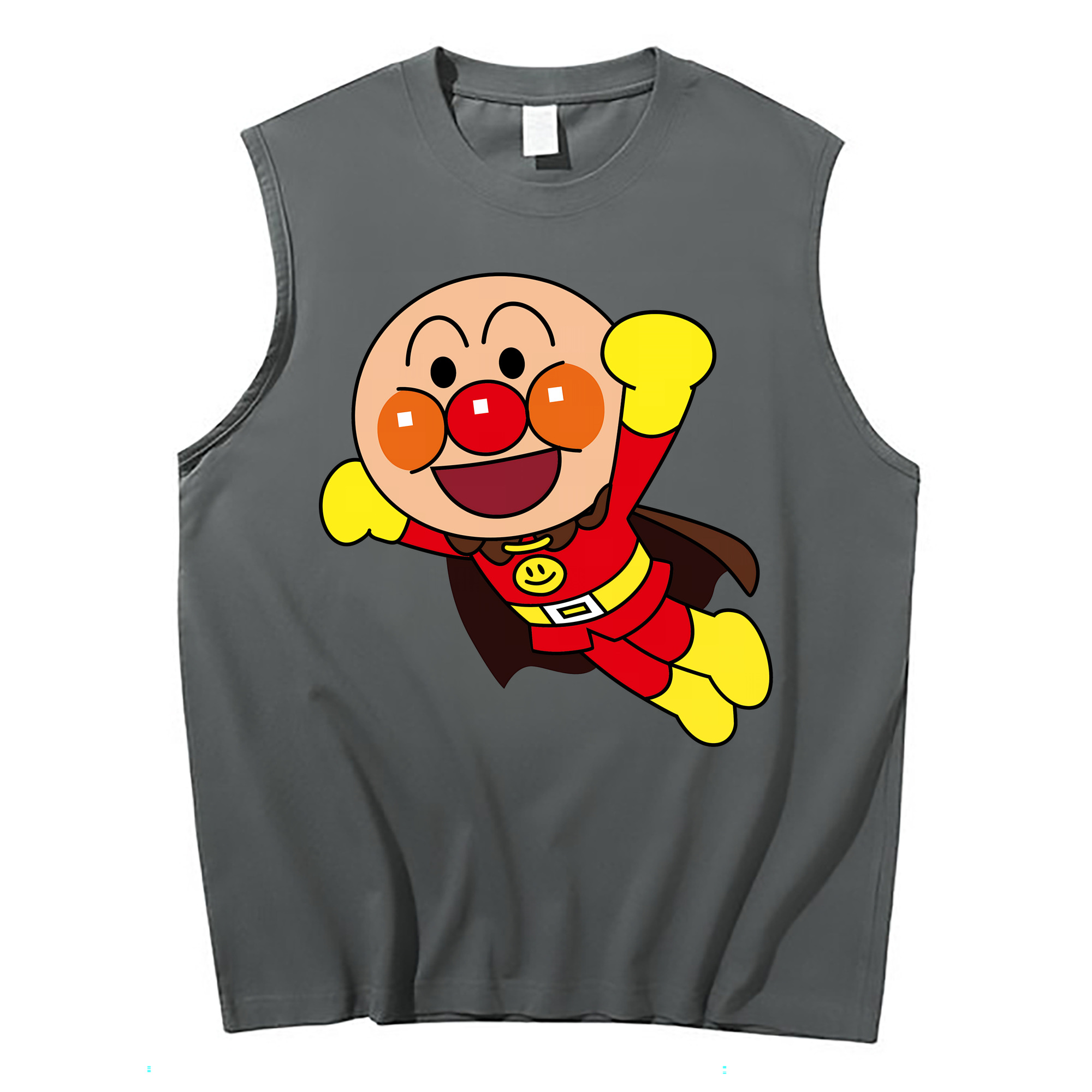 （画像用） アンパンマン Anpanman コットン100％タンクトップ（フロントプリント）